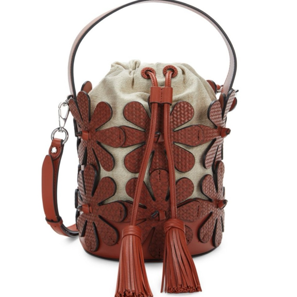 New Authentic Rebecca Minkoff Floral Bucket Bag